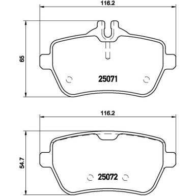 BREMBO Bremsklötze HA P 50 103 BREMBO Bremsklötze HA P 50 103