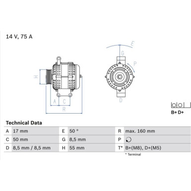 Lichtmaschine FIAT,LANCIA 0 986 049 081