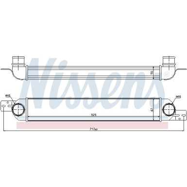 Ladeluftkühler PKW OPEL MERIVA 1,7 TD 03 96717 Ladeluftkühler PKW OPEL MERIVA 1,7 TD 03 96717