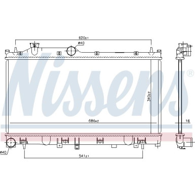 Wasserkühler PKW 67744 Wasserkühler PKW 67744