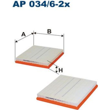 FILTRON Luftfilter AP 034/6-2x
