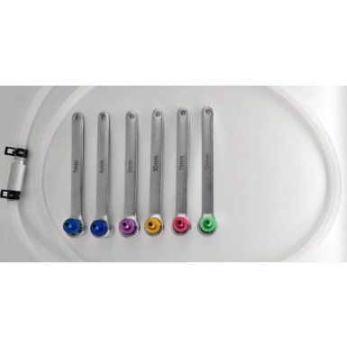 Satz Bremsenentlüfterschlüssel 7-8-9-10-11-12 mm, 7-Teilig. Mit Ventil OK-02.0428