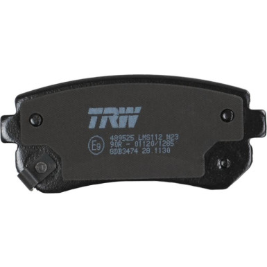 Bremsklötze HA HYUNDAI i10,i20,i30,ix35,KIA 07 COTEC GDB3474