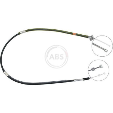 A.B.S. Handbremsseil Seilzug Festellbremse K16358 A.B.S. Handbremsseil Seilzug Festellbremse K16358