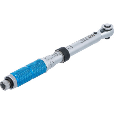 BGS Drehmomentschlüssel Abtrieb Außenvierkant 6,3 mm (1/4 ) 3 - 24 Nm 72089