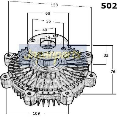 Kupplung, K÷hlerl Nach VC-502 Kupplung, K÷hlerl Nach VC-502