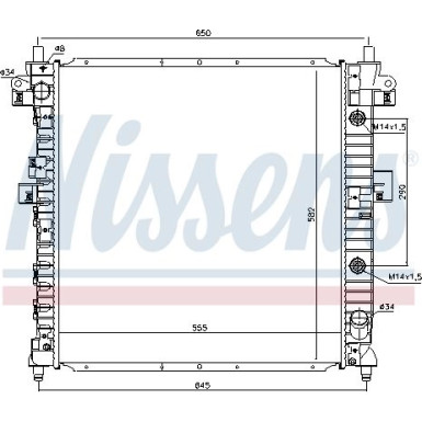 Wasserkühler PKW 64316
