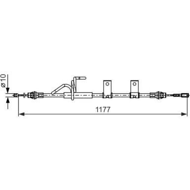 Handbremsseil li 1987482404 Handbremsseil li 1987482404