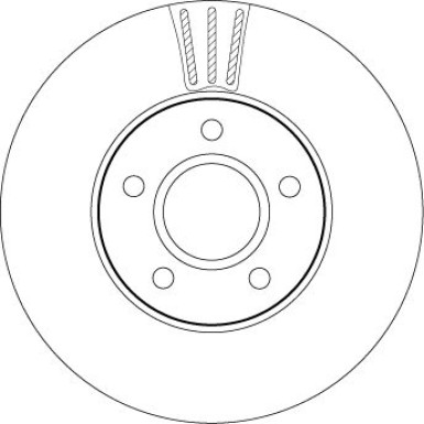 51 481 049 Bremsscheibe VA DF4465 51 481 049 Bremsscheibe VA DF4465