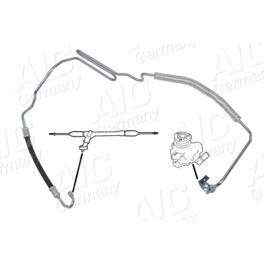 Hydraulikschlauch,Lenkung AUDI,VW 54954 Hydraulikschlauch,Lenkung AUDI,VW 54954
