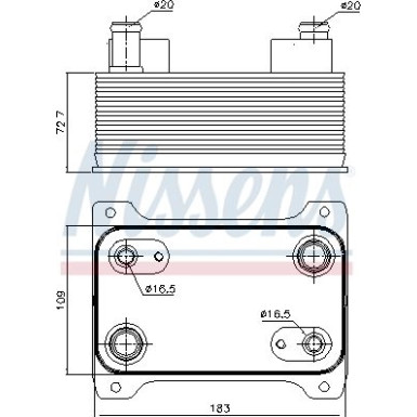 Ölkühler PKW VW Passat 05 90747