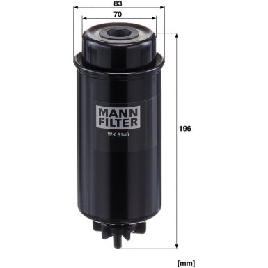 Mann & Hummel Kraftstofffilter LKW WK 8146