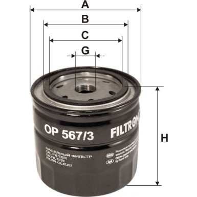 FILTRON Ölfilter OP 567/3 FILTRON Ölfilter OP 567/3