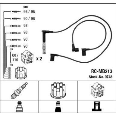 Zündleitungssatz 0748