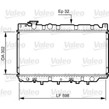 VALEO Motorkühler 730241 VALEO Motorkühler 730241