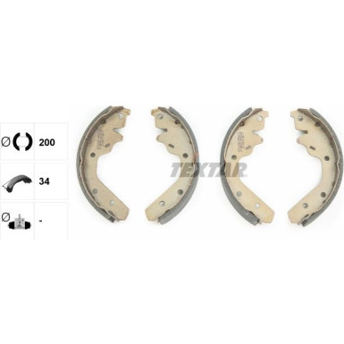 Bremsbacken Chrysler Neon 94 91063800 Bremsbacken Chrysler Neon 94 91063800