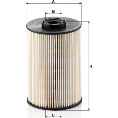 Mann & Hummel Kraftstofffilter PKW CITROEN C6 V6,PEUGEOT 607 05 PU 937 X