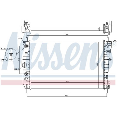 Wasserkühler PKW 66701 Wasserkühler PKW 66701