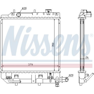 Wasserkühler PKW 62459