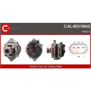 CASCO Generator CAL40319AS CASCO Generator CAL40319AS