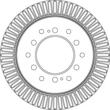Bremsscheibe Toyota T. Landcr DF4484