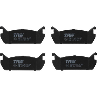 Bremsklötze HA MAZDA 323,MX-5 89 GDB887 Bremsklötze HA MAZDA 323,MX-5 89 GDB887