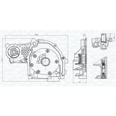 MAGNETI MARELLI Ölpumpe 351516000063 MAGNETI MARELLI Ölpumpe 351516000063