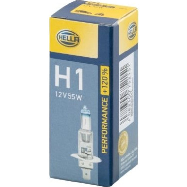 HELLA Glühlampe, Nebelscheinwerfer 8GH 223 498-011 PERFORMANCE Up to 120%