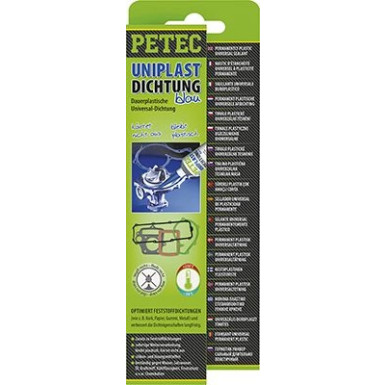 Petec Uniplastdichtung 80ml Uniplastdichtung blau, dauerplastisch 97510 Petec Uniplastdichtung 80ml Uniplastdichtung blau, dauerplastisch 97510