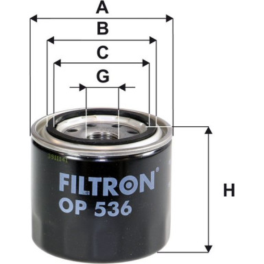 FILTRON Ölfilter OP536 FILTRON Ölfilter OP536