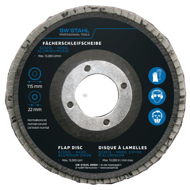 SW-Stahl Schleifscheibe Dm 115 mm 10 tlg 82303L