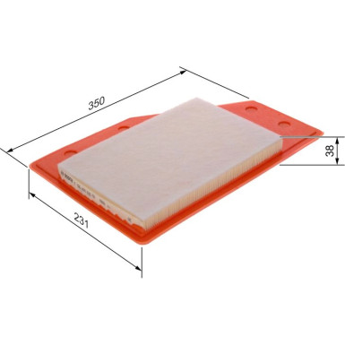 Luftfiltereinsatz F 026 400 635 Luftfiltereinsatz F 026 400 635