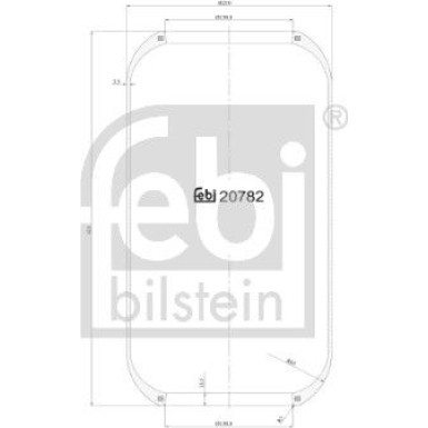 FEBI BILSTEIN Luftfeder 20782