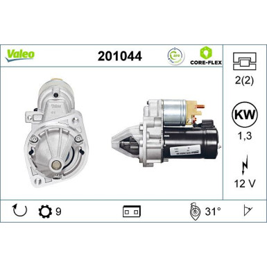 VALEO Anlasser 201044