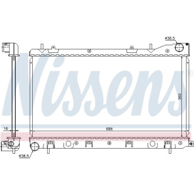 Wasserkühler PKW 67726