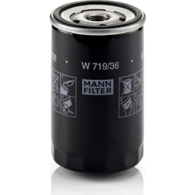 Mann & Hummel Ölfilter PKW W 719/36 Mann & Hummel Ölfilter PKW W 719/36