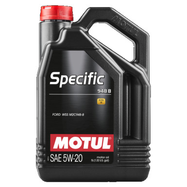 Motul Specific 948B Ford WSS M2C948-B 5W-20 C5 5 Liter SPECIFIC 948B 5W-20 106352