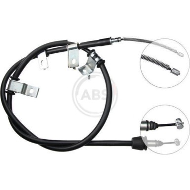 A.B.S. Handbremsseil Seilzug Festellbremse K15358 A.B.S. Handbremsseil Seilzug Festellbremse K15358