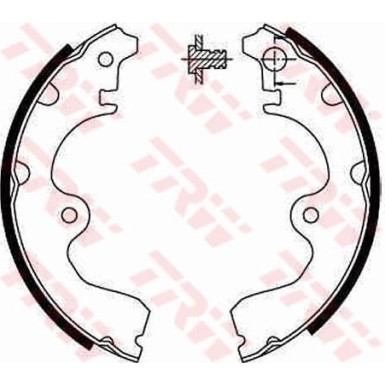 82 461 025 Bremsbacken GS8554 82 461 025 Bremsbacken GS8554