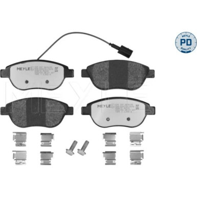 Bremsbelagsatz Fiat P. Stilo 1.8 16V/1.9D Mit Sensor MEYLE-PD: Advanced performance and design 025 237 0919/PD
