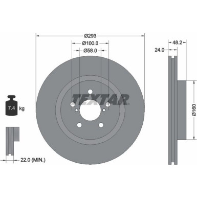 Bremsscheibe 92327603 Bremsscheibe 92327603