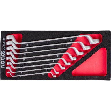 Satz Ringschlüssel Gekr÷nt, 8-Teilig OK-01.3111