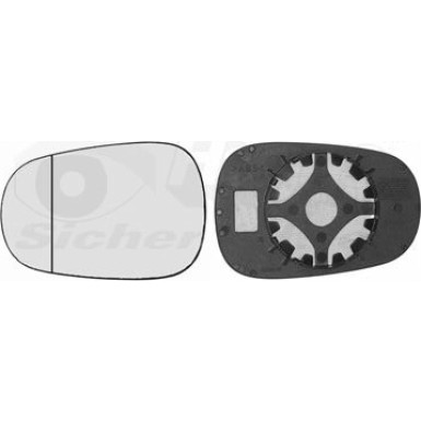 VAN WEZEL Spiegelglas, Außenspiegel 4323831 HAGUS VAN WEZEL Spiegelglas, Außenspiegel 4323831 HAGUS