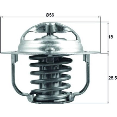 Thermostateinsatz mit Dichtung TX 208 88D
