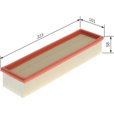 Luftfilter 1457433260 Luftfilter 1457433260