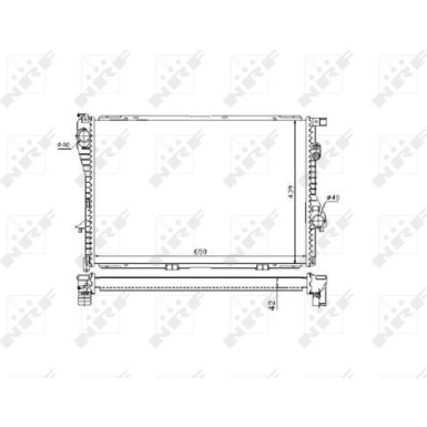 Kühler, Motorkühlung NRF53721 Kühler, Motorkühlung NRF53721