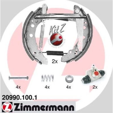 ZIMMERMANN Bremsbacken 20990.100.1 KIT Z ZIMMERMANN Bremsbacken 20990.100.1 KIT Z