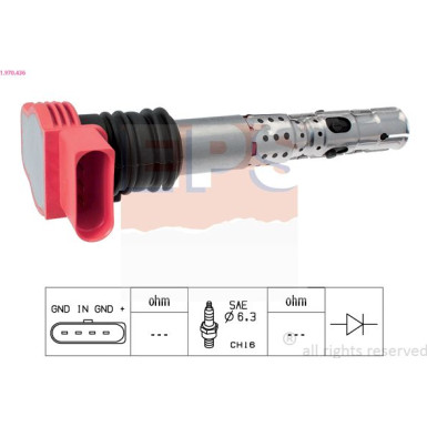 EPS Zündspule 1.970.436 Made in Italy - OE Equivalent