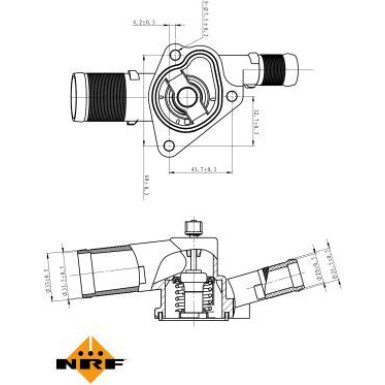 Thermostat, Kühlmittel 725009 Thermostat, Kühlmittel 725009