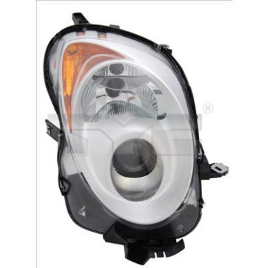 Scheinwerfer L H7/H7 +LWR +MOT CHROM BLI-GELB ALFA MITO 9,08-11,13 1120,506,1